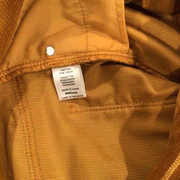 Corduroy Frayed Edge 5 Pocket Mini Skirt Size M - Picture 4 of 4